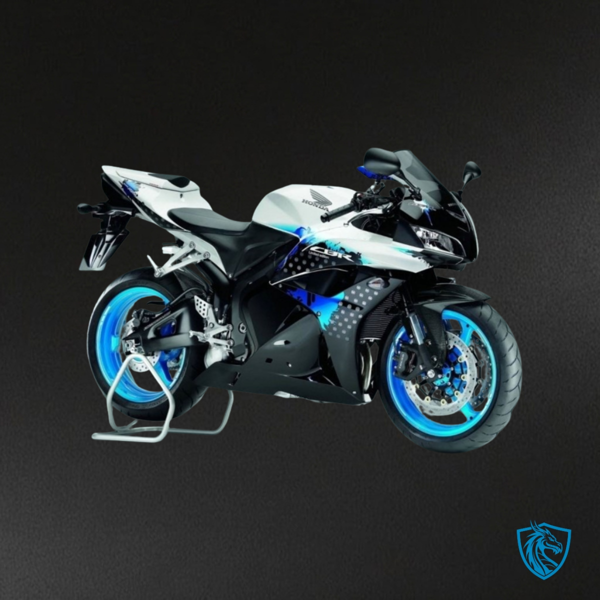 Yamaha YZF R3R25 (2015-2018) Gloss White, Blue & Black - Custom ABS Fairing Kit
