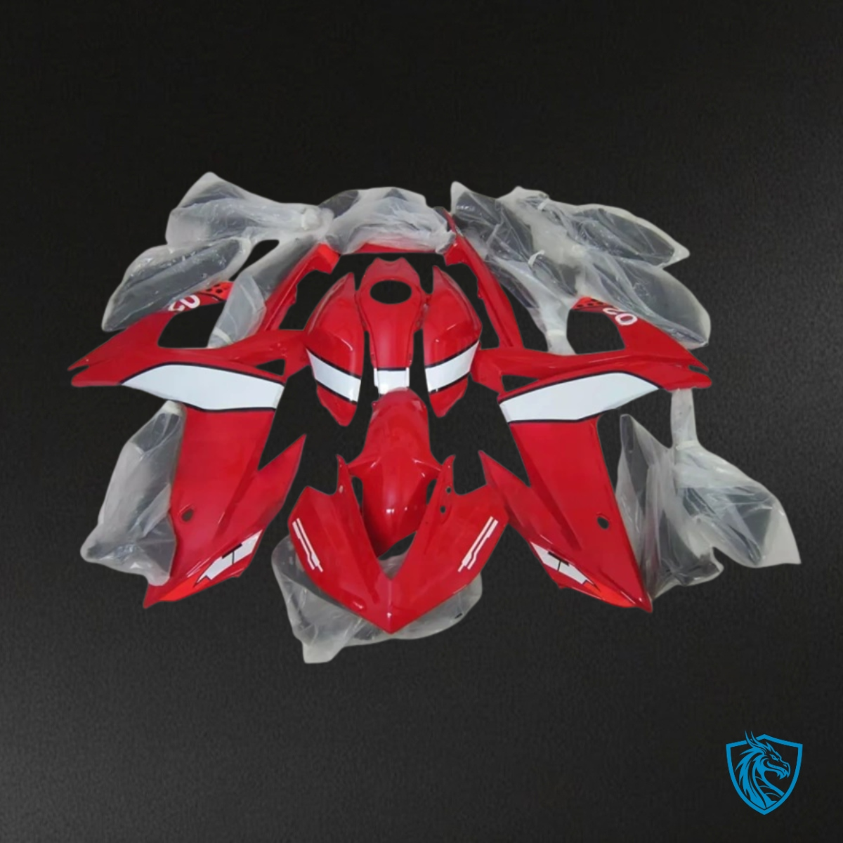 Yamaha YZF R3R25 (2015-2018) White & Red ABS Bodywork - Fairings Kit