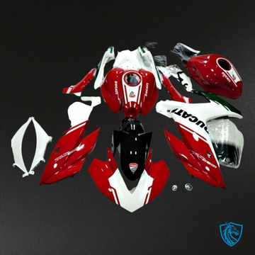 Yamaha YZF R3R25 (2015-2018) White, Red & Black ABS Bodywork - Fairings Kit
