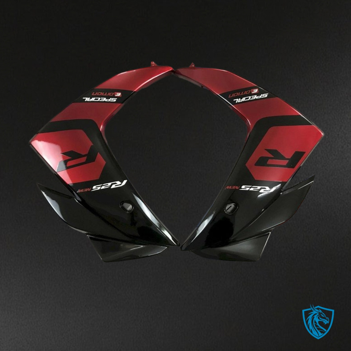 Yamaha YZF R3R25 (2015-2018) Black & Red Fairings Kit - Aftermarket ABS Bodywork