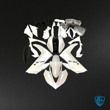 Yamaha YZF R3R25 (2015-2018) Black & White - Replacement Motorcycle Fairings Kit