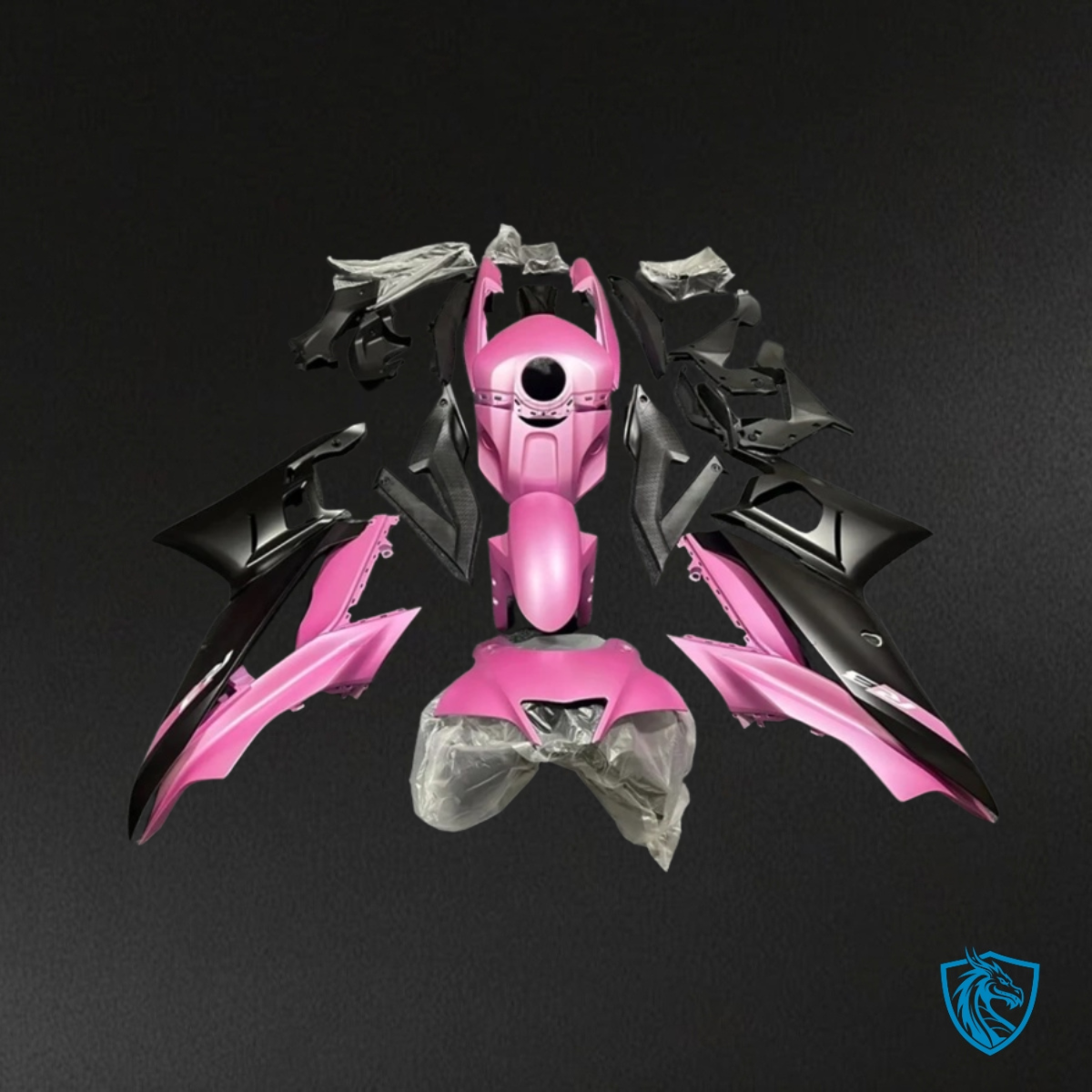 Yamaha YZF R3R25 (2019-2020) Pink & Black Fairings Kit - Aftermarket ABS Bodywork