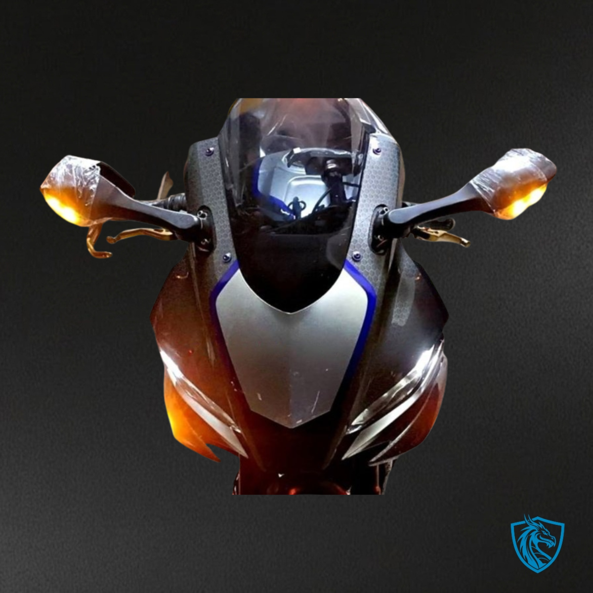 Yamaha YZF R3R25 (2019-2020) White & Black Carbon Fiber - Replacement Motorcycle Fairings Kit
