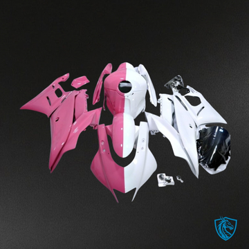 Yamaha YZF R3R25 (2019-2020) White & Pink Fairings Kit - Aftermarket ABS Bodywork