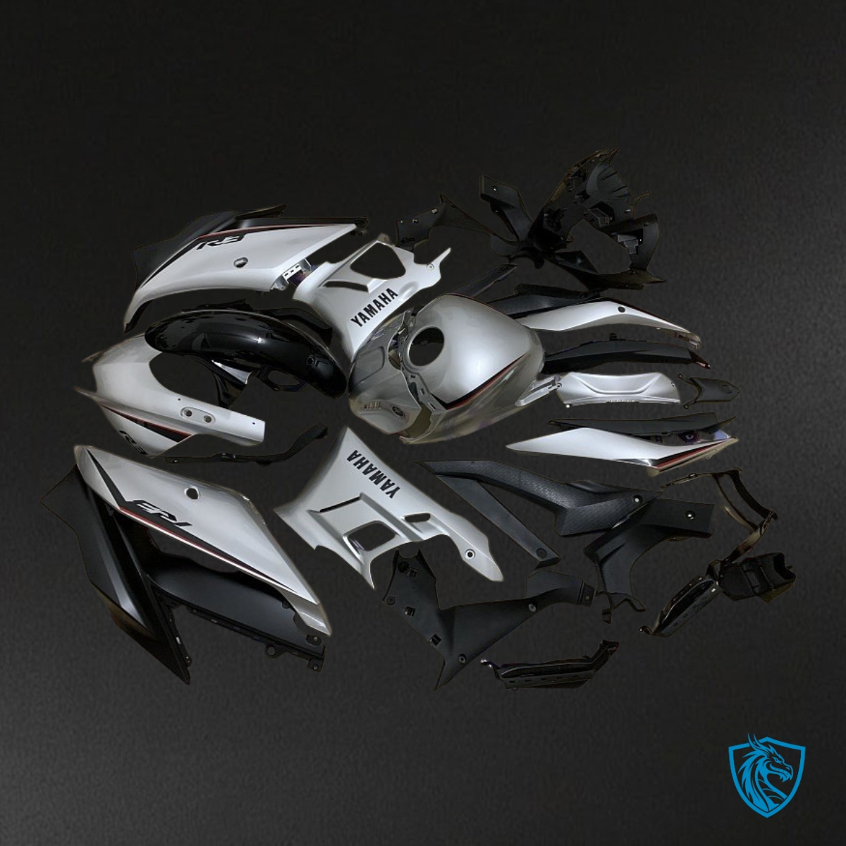 Yamaha YZF R3R25 (2019-2020) Gray & Black - Custom ABS Fairing Kit