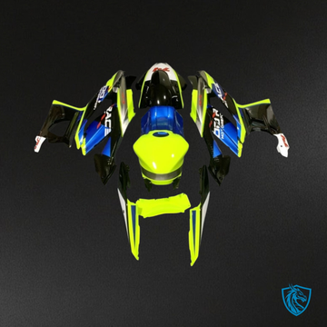 Yamaha YZF R3R25 (2019-2020) Gloss Blue, Neon Yellow & Black - Custom ABS Fairing Kit