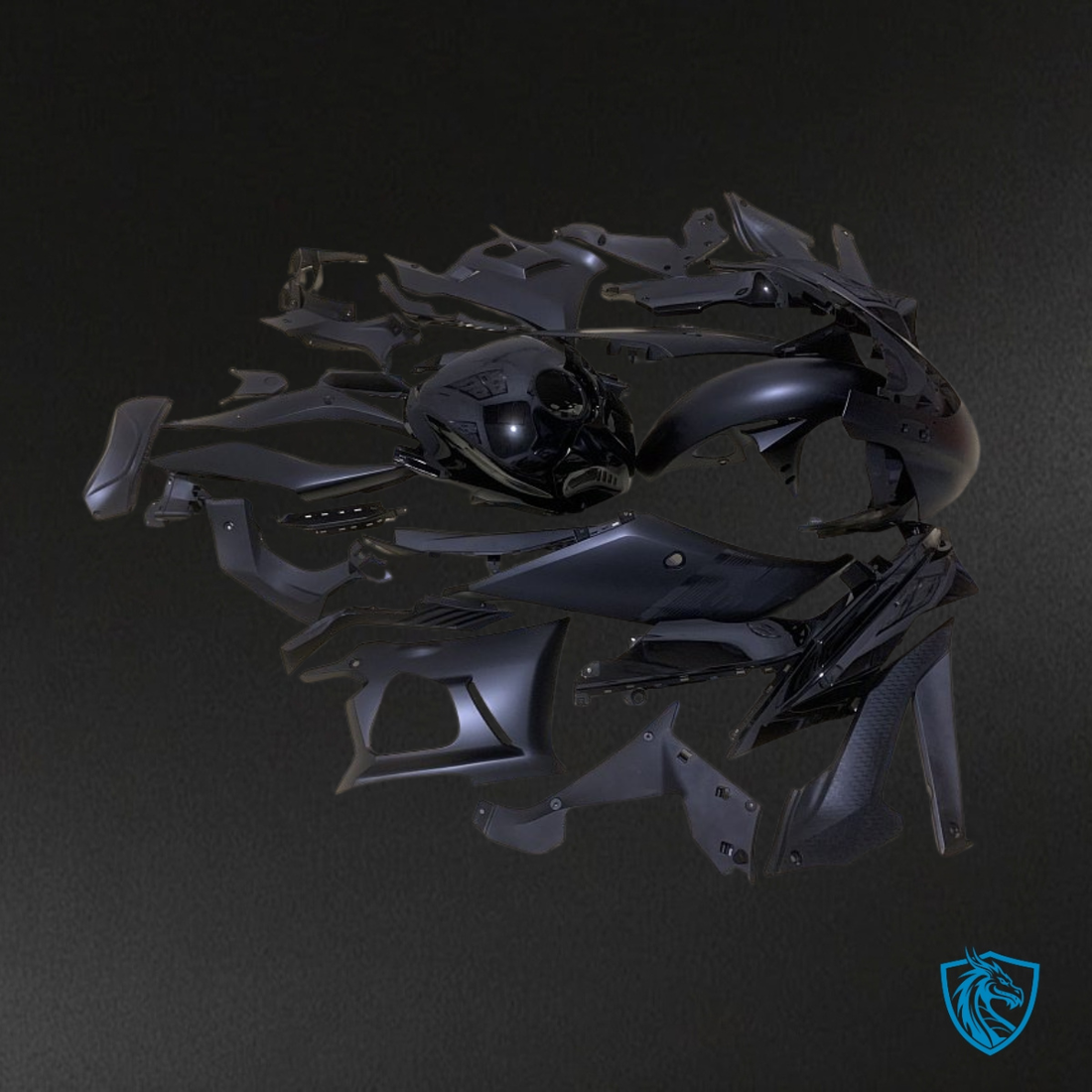 Yamaha YZF R3R25 (2019-2020) Black Fairings Kit - Aftermarket ABS Bodywork