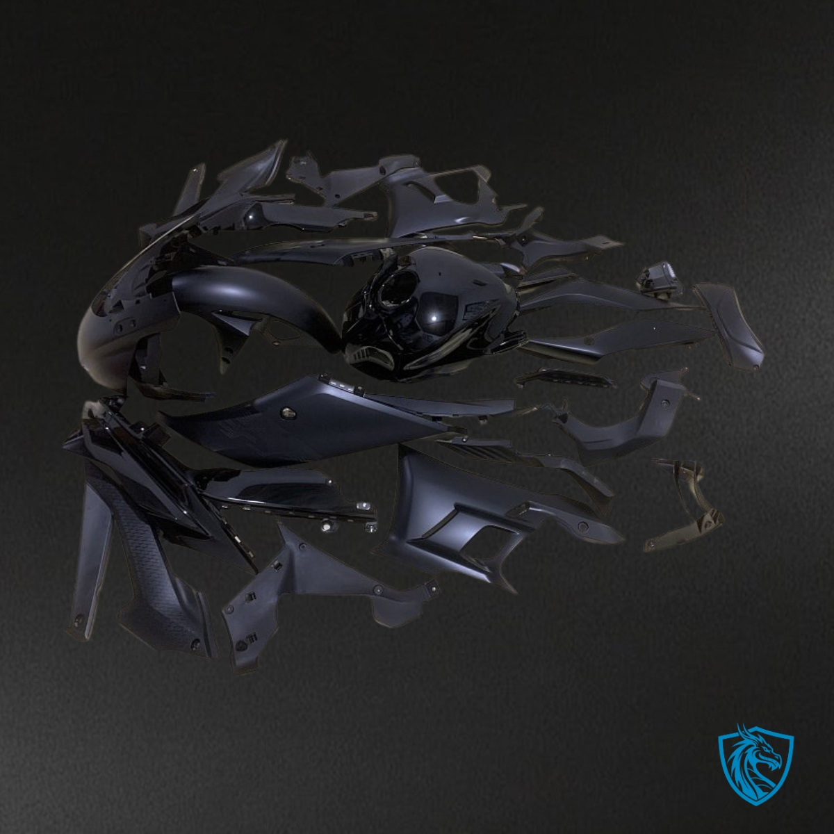 Yamaha YZF R3R25 (2019-2020) Black Fairings Kit - Aftermarket ABS Bodywork
