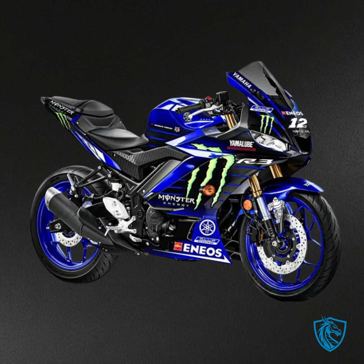 Yamaha YZF R3R25 (2019-2020) Blue & Black ABS Bodywork - Fairings Kit