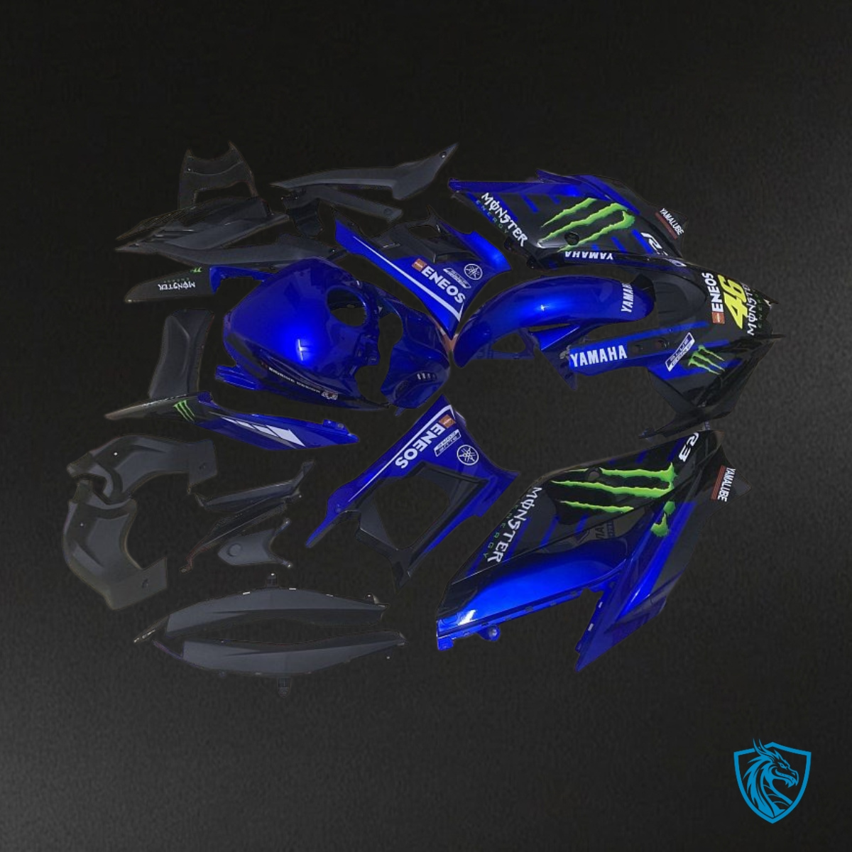 Yamaha YZF R3R25 (2019-2020) Blue & Black ABS Bodywork - Fairings Kit