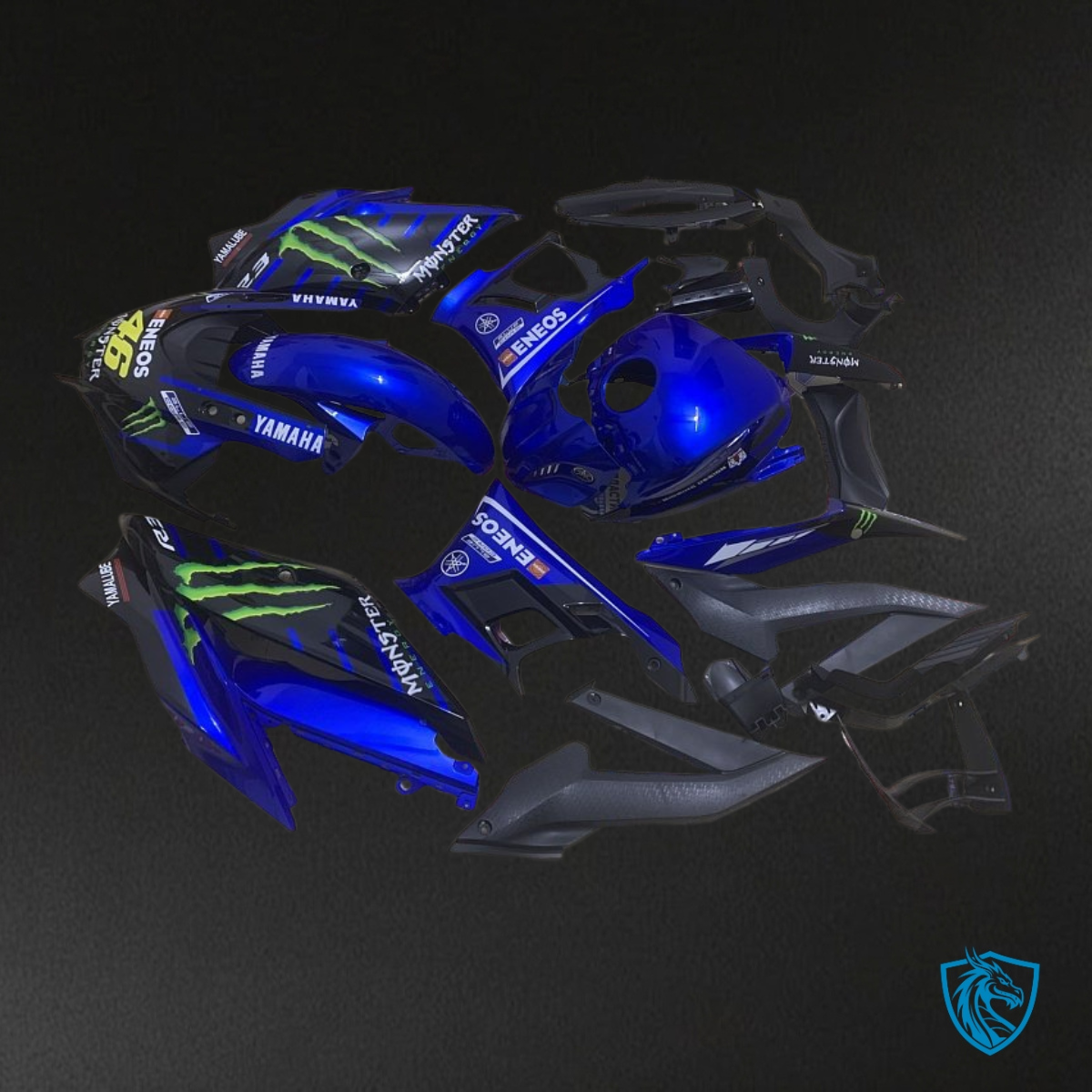 Yamaha YZF R3R25 (2019-2020) Blue & Black ABS Bodywork - Fairings Kit