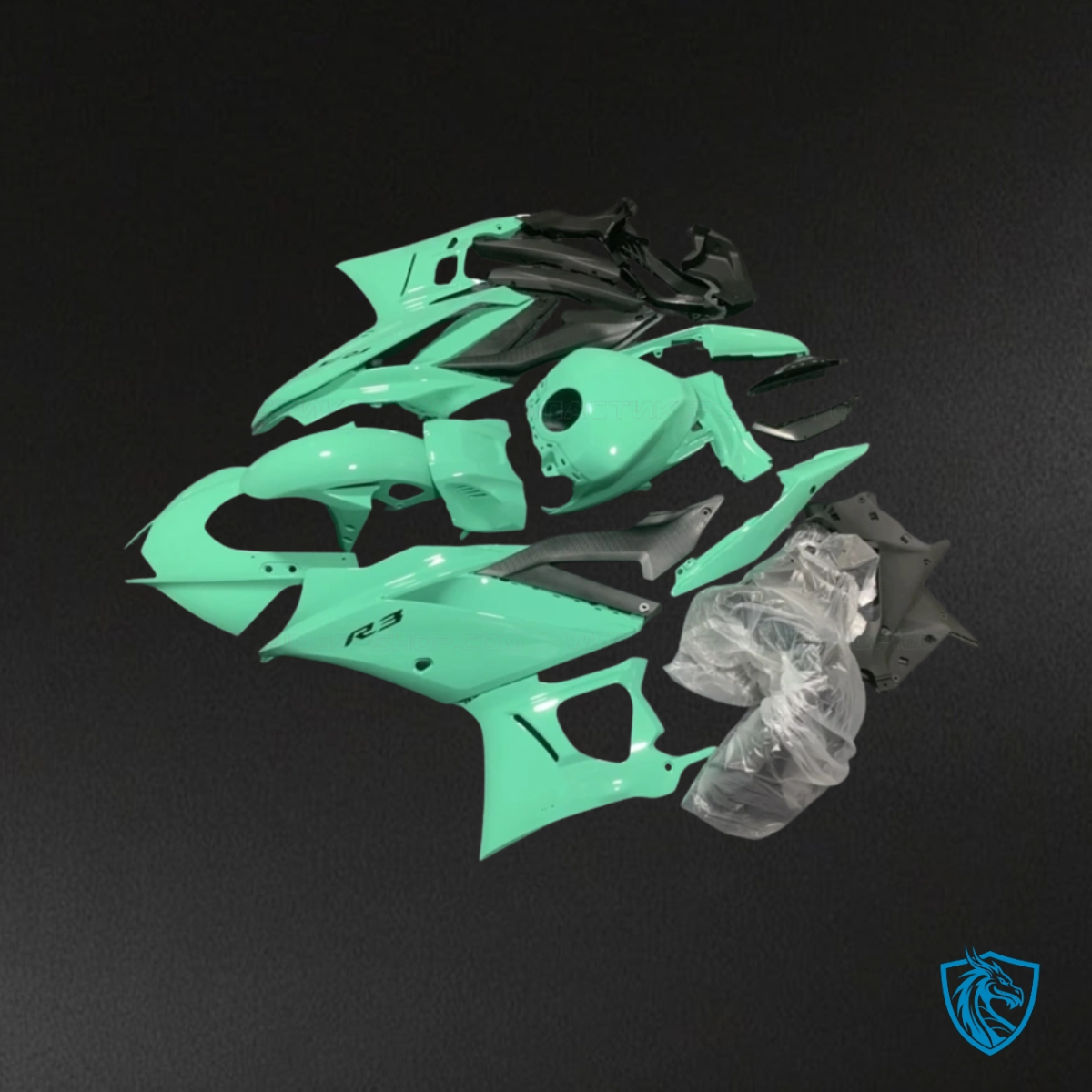Yamaha YZF R3R25 (2019-2020) Gloss Green - Replacement Motorcycle Fairings Kit