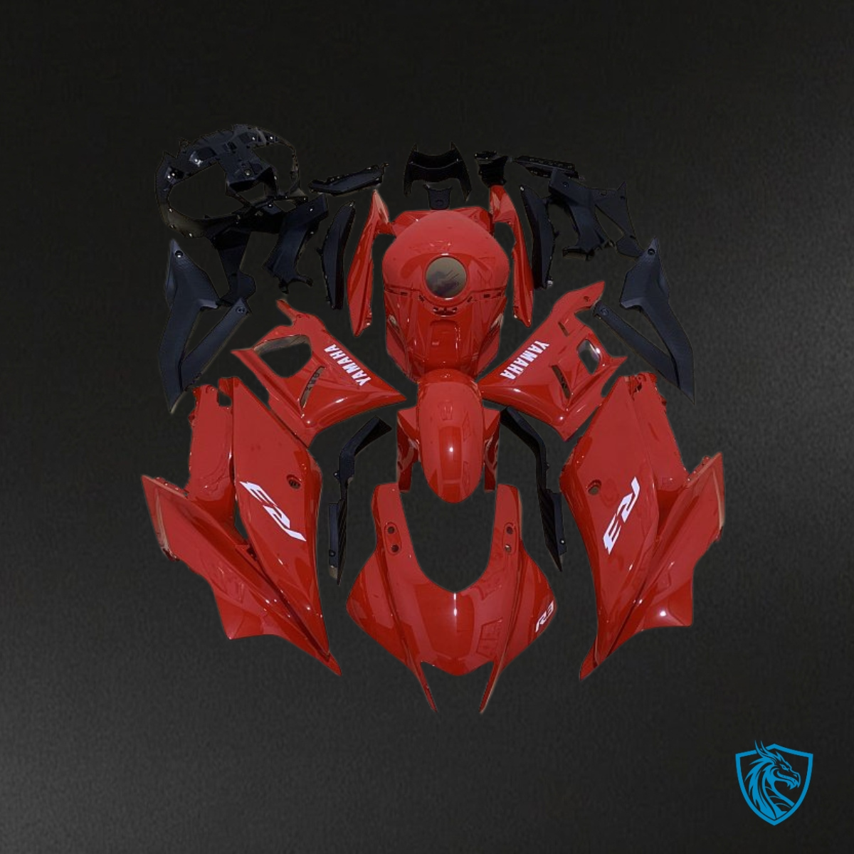 Yamaha YZF R3R25 (2019-2020) Gloss Red - Custom ABS Fairing Kit
