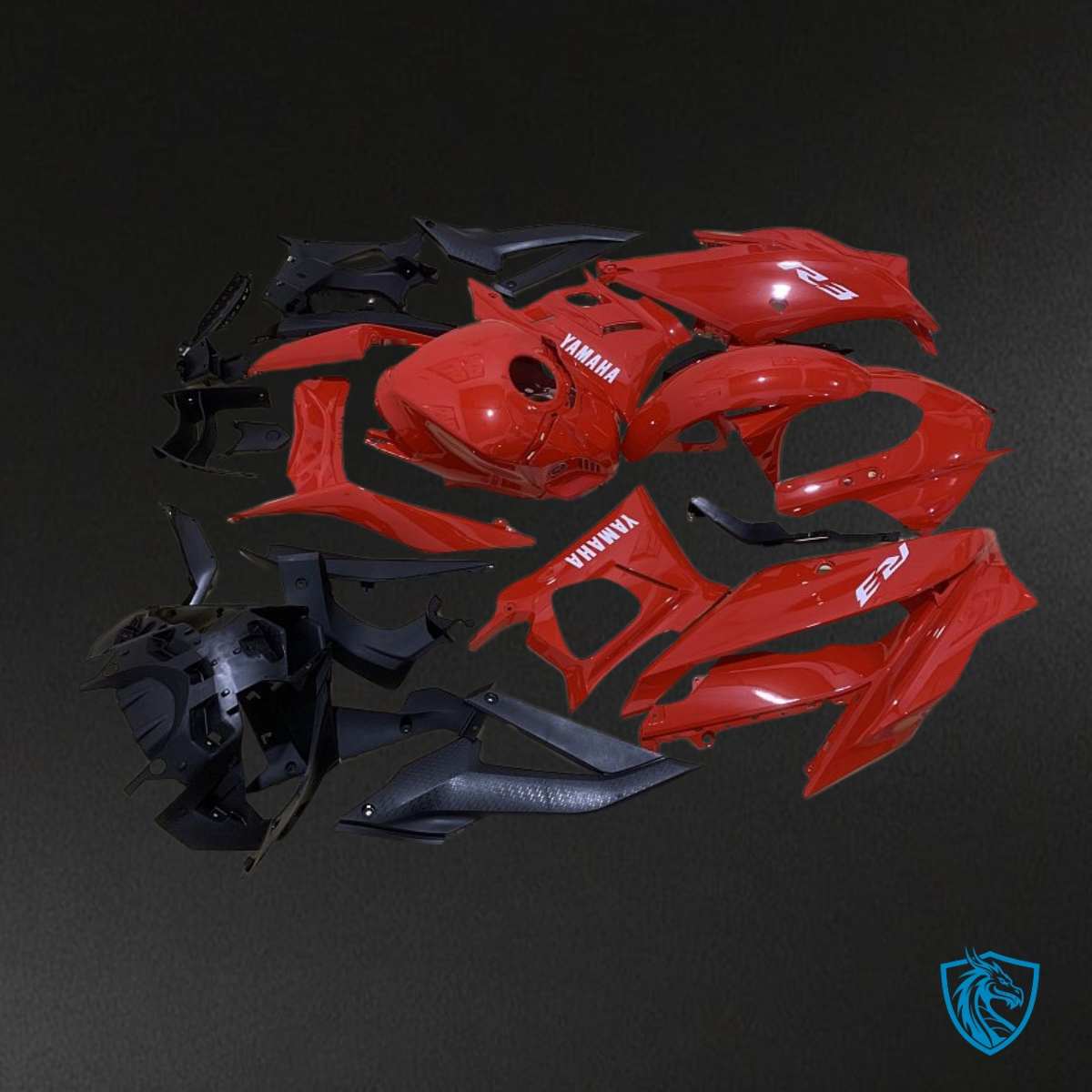 Yamaha YZF R3R25 (2019-2020) Gloss Red - Custom ABS Fairing Kit