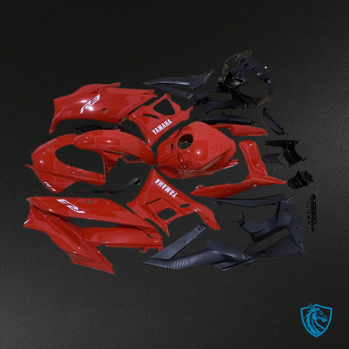 Yamaha YZF R3R25 (2019-2020) Gloss Red - Custom ABS Fairing Kit