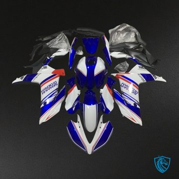 Yamaha YZF R3R25 (2019-2020) Gloss White & Blue ABS Bodywork - Fairings Kit