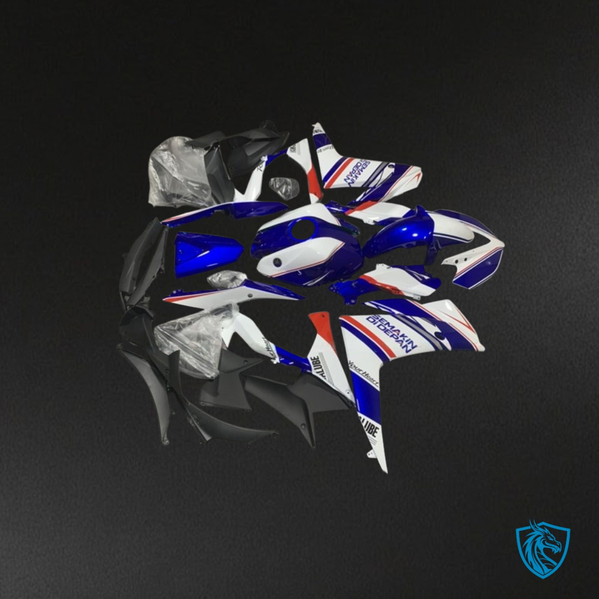Yamaha YZF R3R25 (2019-2020) Gloss White & Blue ABS Bodywork - Fairings Kit