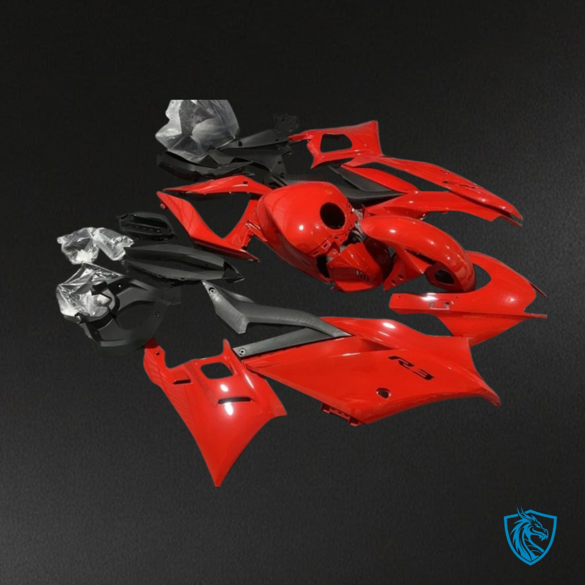 Yamaha YZF R3R25 (2019-2020) Red Fairings Kit - Aftermarket ABS Bodywork