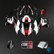 Red, Black & White