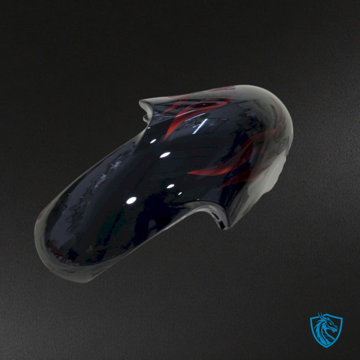 Yamaha YZF R6 (1999-2002) Black & Red Flame - Custom ABS Fairing Kit