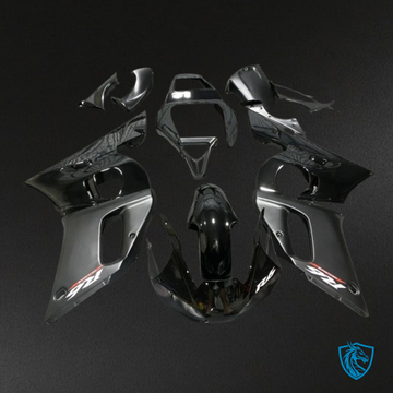 Yamaha YZF R6 (1999-2002) Gloss Black & Gray - Custom ABS Fairing Kit