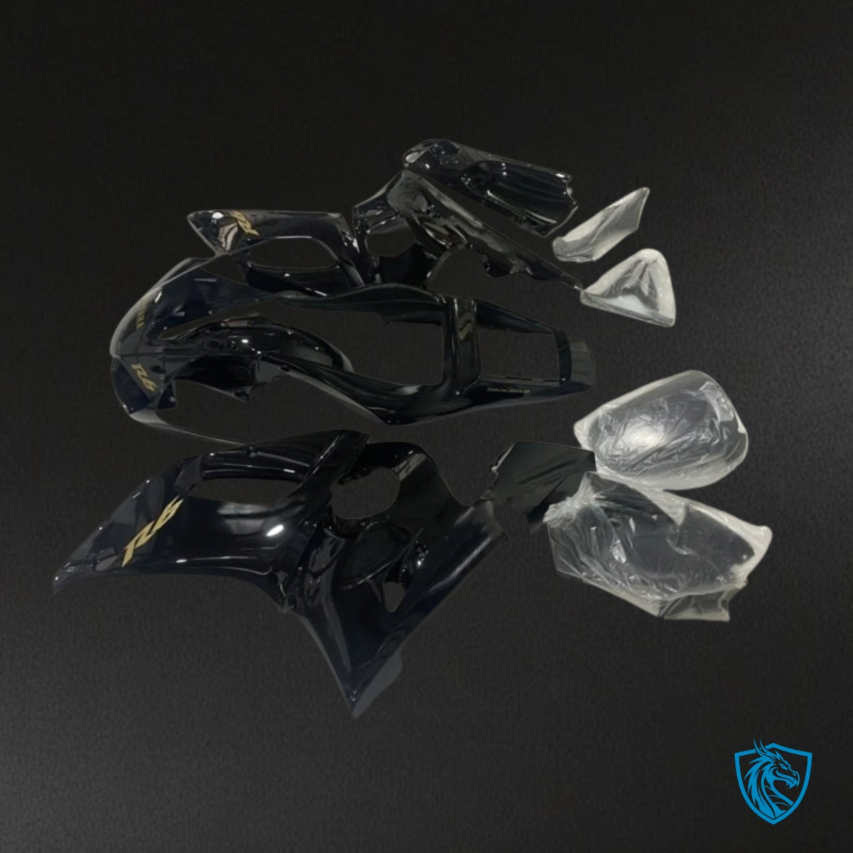 Yamaha YZF R6 (1999-2002) Gloss Black Fairings Kit | ABS Bodywork