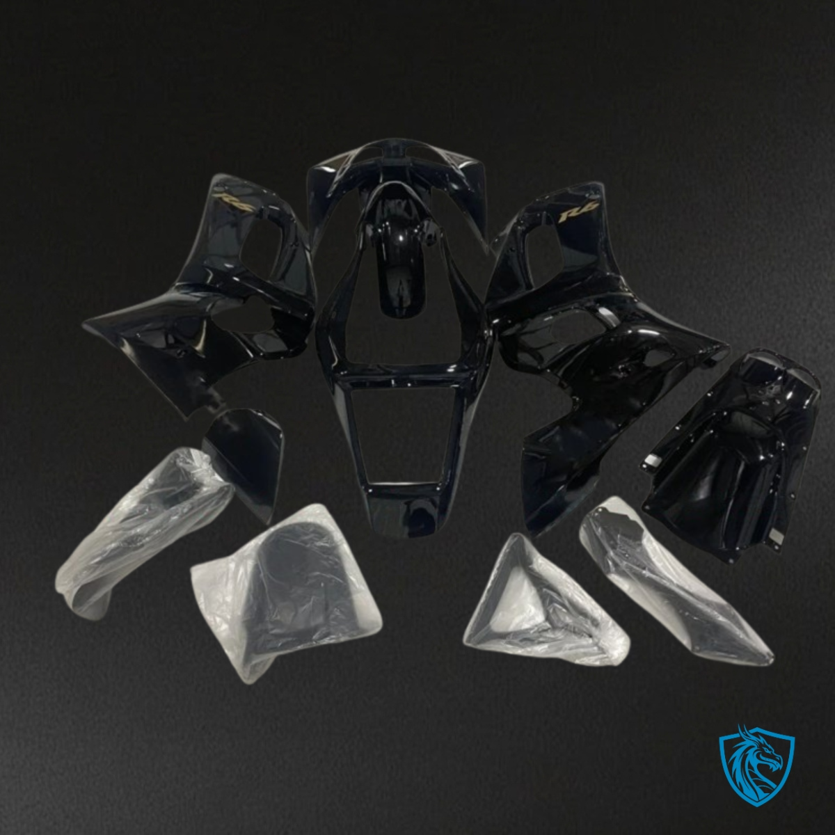Yamaha YZF R6 (1999-2002) Gloss Black Fairings Kit | ABS Bodywork