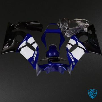 Yamaha YZF R6 (1999-2002) Blue, Black & White Fairings Kit | ABS Bodywork