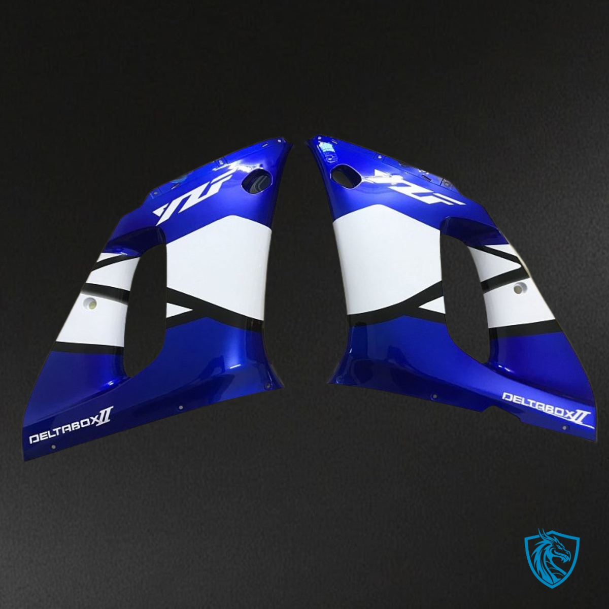 Yamaha YZF R6 (1999-2002) Blue, White & Black - MERGEment Motorcycle Fairings Kit