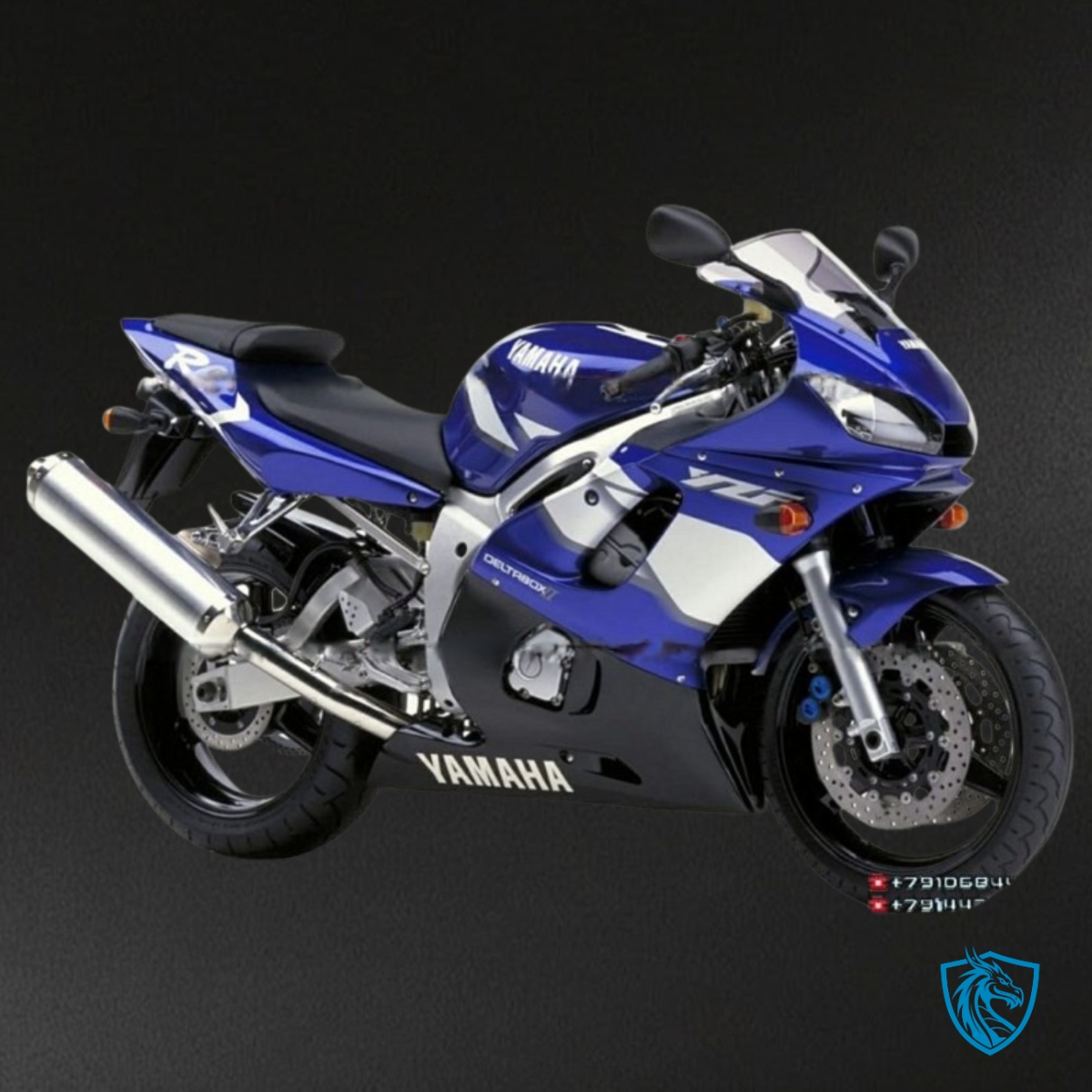 Yamaha YZF R6 (1999-2002) Blue, White & Black - MERGEment Motorcycle Fairings Kit