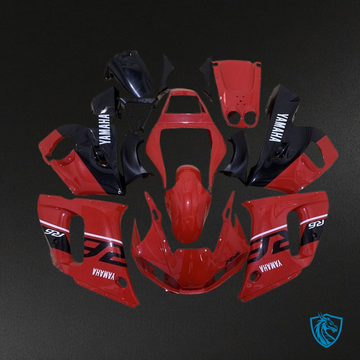 Yamaha YZF R6 (1999-2002) Red & Black - Custom ABS Fairing Kit