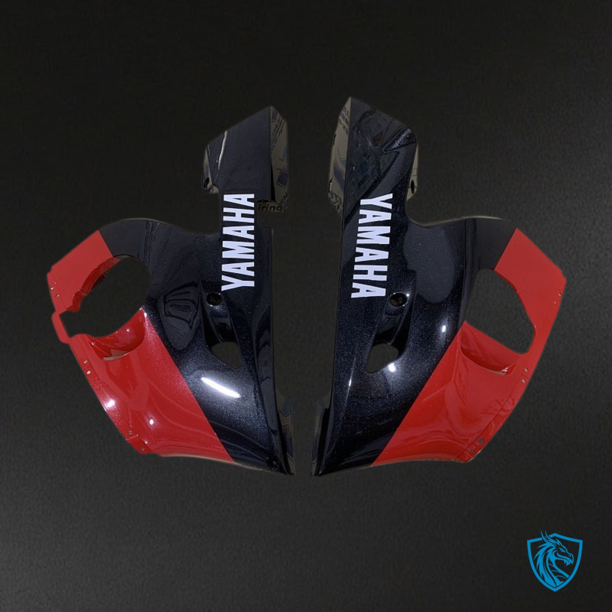 Yamaha YZF R6 (1999-2002) Red & Black - Custom ABS Fairing Kit