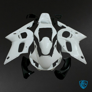 Yamaha YZF R6 (1999-2002) Gloss White - MERGEment Motorcycle Fairings Kit