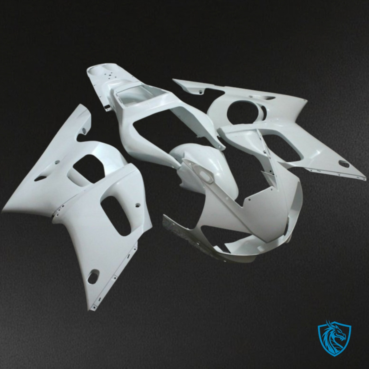 Yamaha YZF R6 (1999-2002) Gloss White - MERGEment Motorcycle Fairings Kit