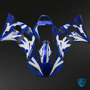 White & Blue No Logo