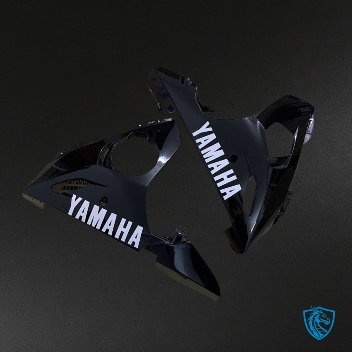Yamaha YZF R6 (2003-2004) Black & White - Custom ABS Fairing Kit