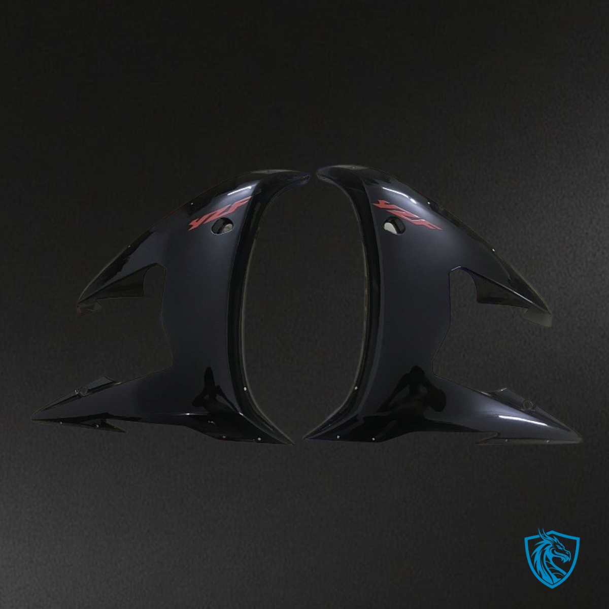 Yamaha YZF R6 (2003-2004) Black & Red Logo - MERGEment Motorcycle Fairings Kit
