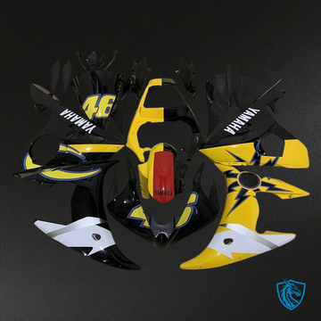 Yamaha YZF R6 (2003-2004) Black & Yellow - Custom ABS Fairing Kit