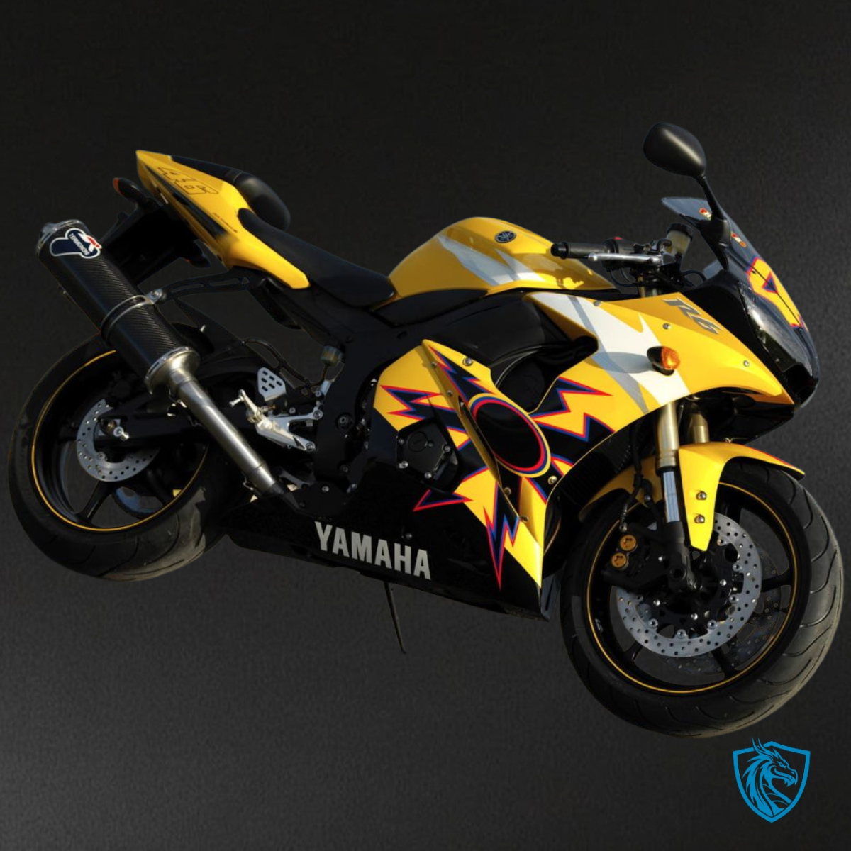 Yamaha YZF R6 (2003-2004) Black & Yellow - Custom ABS Fairing Kit