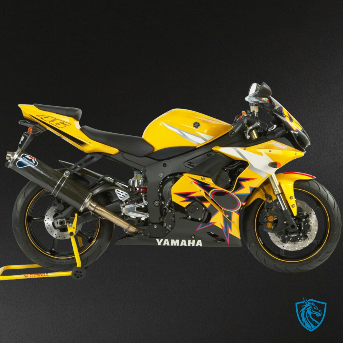 Yamaha YZF R6 (2003-2004) Black & Yellow - Custom ABS Fairing Kit
