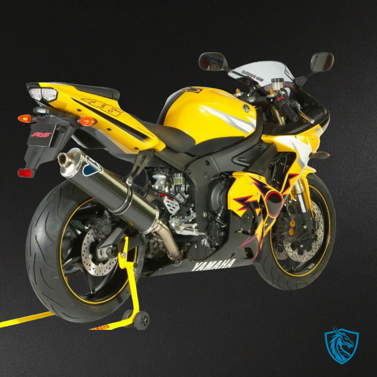 Yamaha YZF R6 (2003-2004) Black & Yellow - Custom ABS Fairing Kit