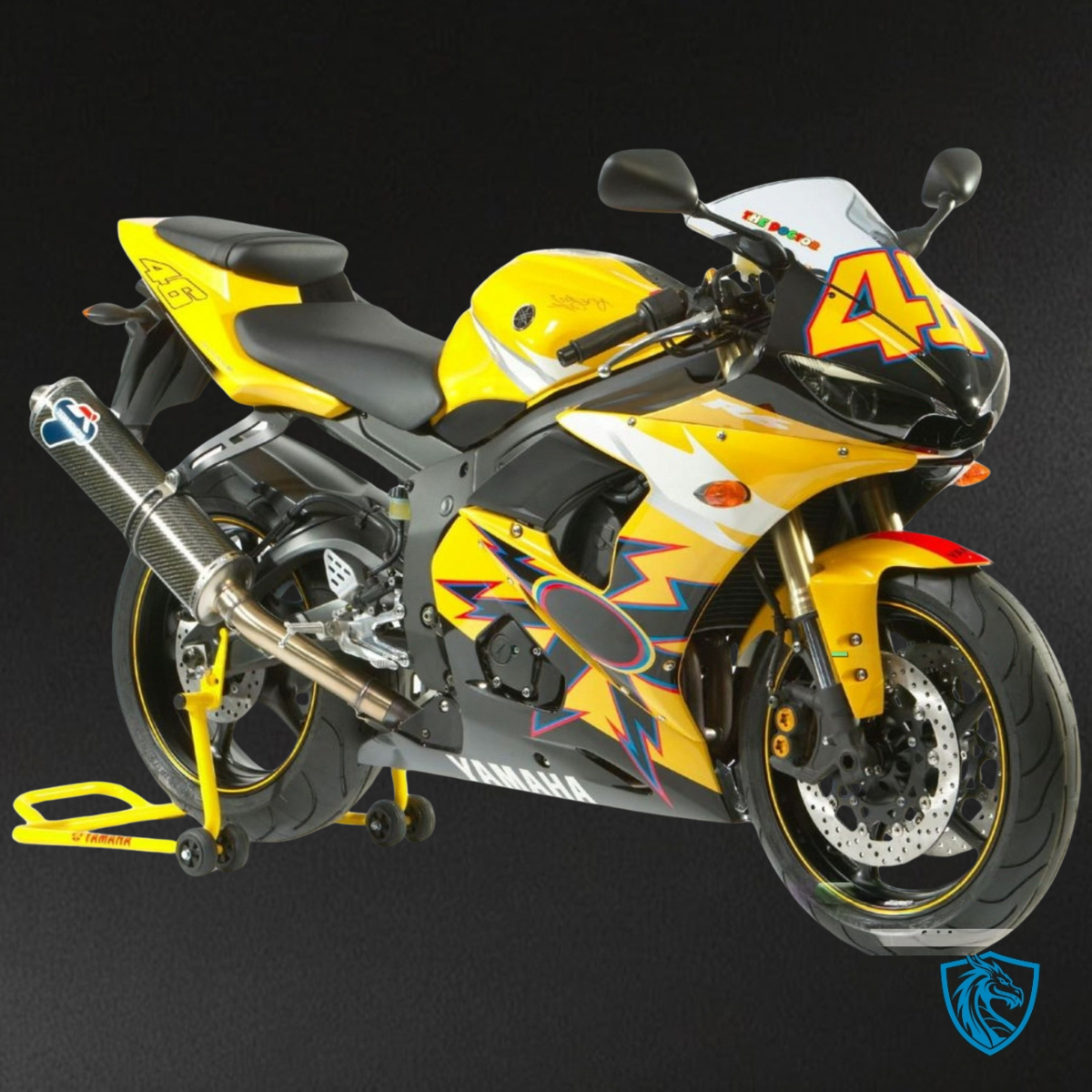 Yamaha YZF R6 (2003-2004) Black & Yellow - Custom ABS Fairing Kit