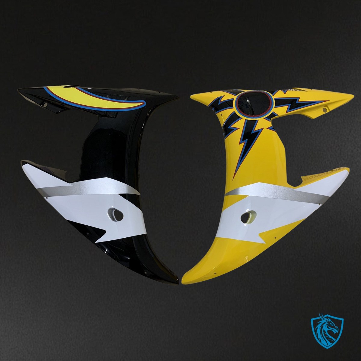 Yamaha YZF R6 (2003-2004) Black & Yellow - Custom ABS Fairing Kit