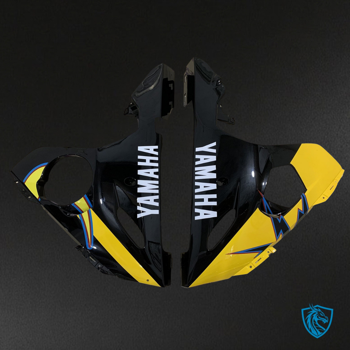 Yamaha YZF R6 (2003-2004) Black & Yellow - Custom ABS Fairing Kit