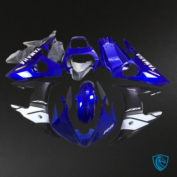 Yamaha YZF R6 (2003-2004) Blue & Black Fairing Kit - Aftermarket ABS Bodywork