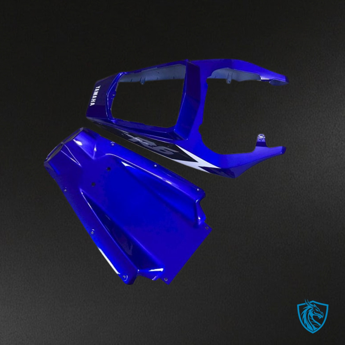 Yamaha YZF R6 (2003-2004) Blue & Black Fairing Kit - Aftermarket ABS Bodywork