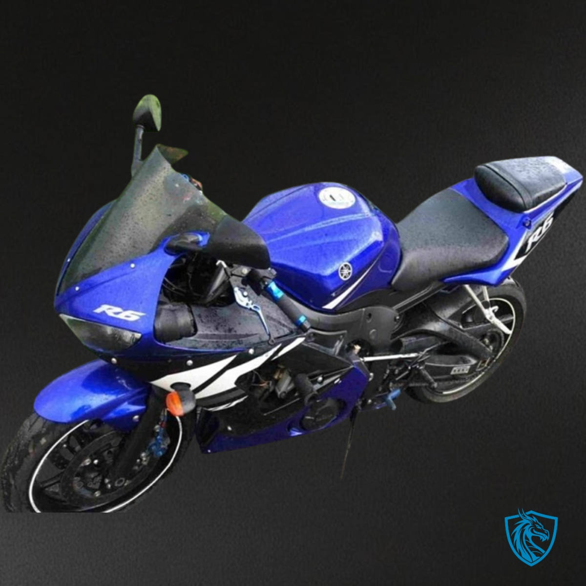 Yamaha YZF R6 (2003-2004) Blue & Black Fairing Kit - Aftermarket ABS Bodywork