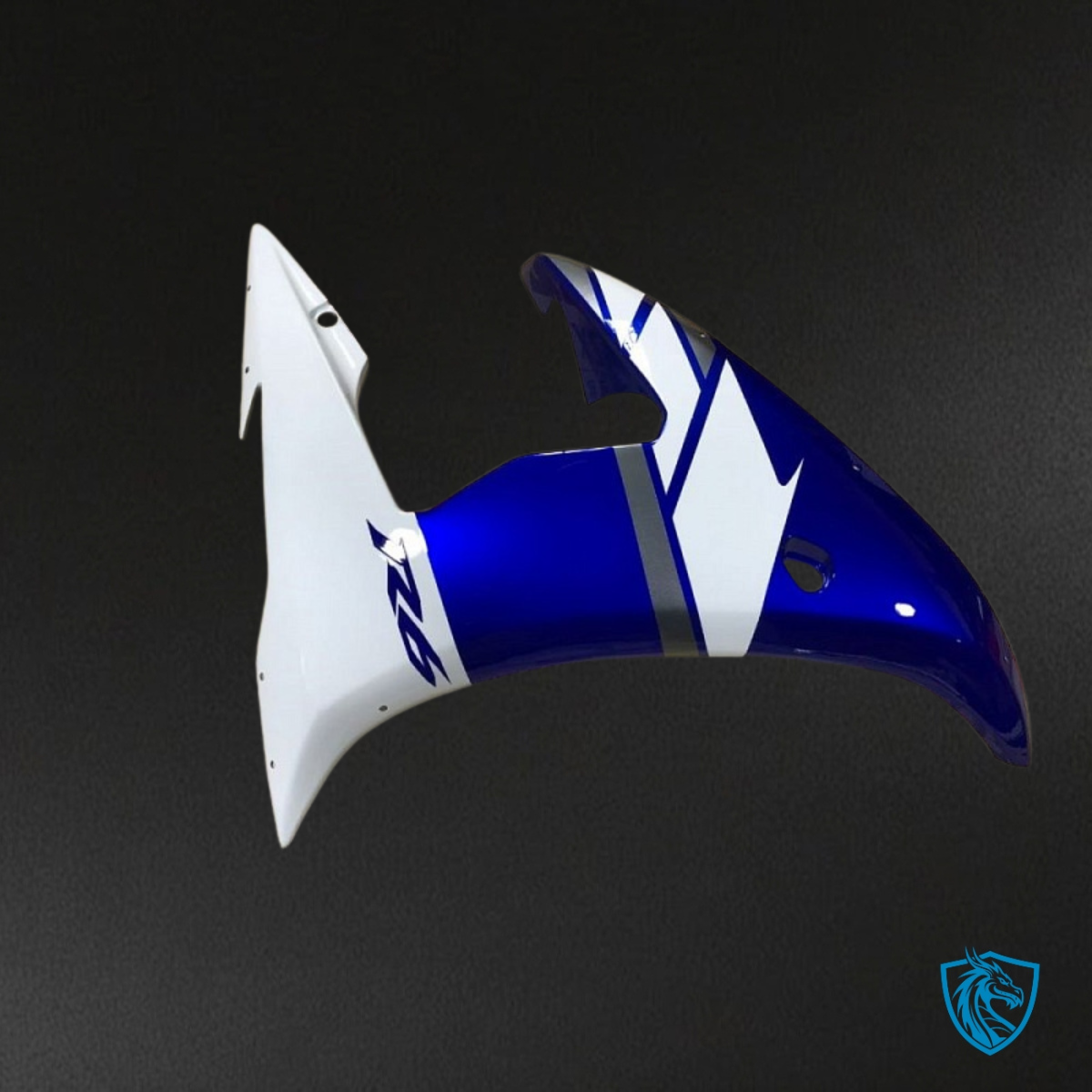 Yamaha YZF R6 (2003-2004) Gloss Blue & White - Custom ABS Fairing Kit