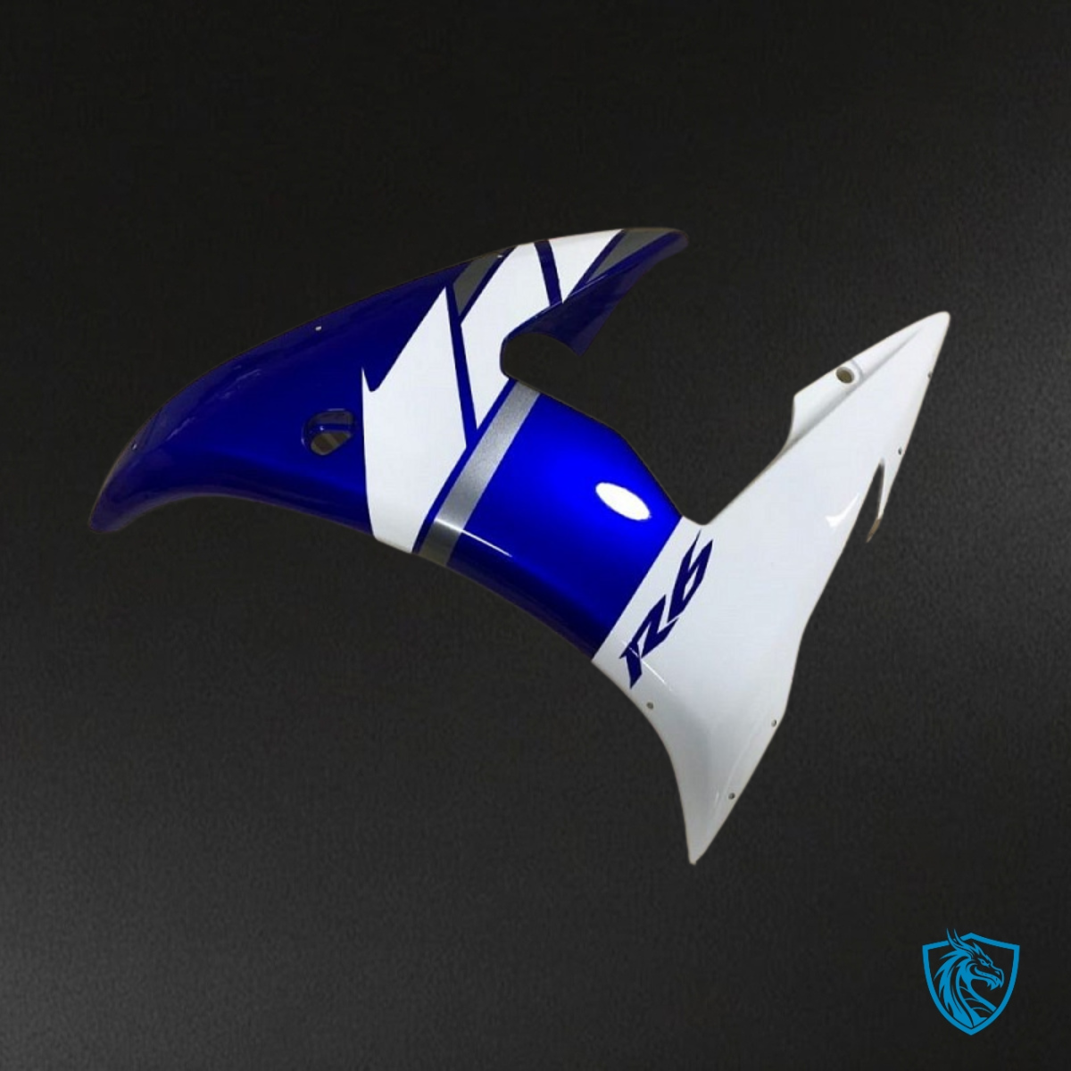 Yamaha YZF R6 (2003-2004) Gloss Blue & White - Custom ABS Fairing Kit