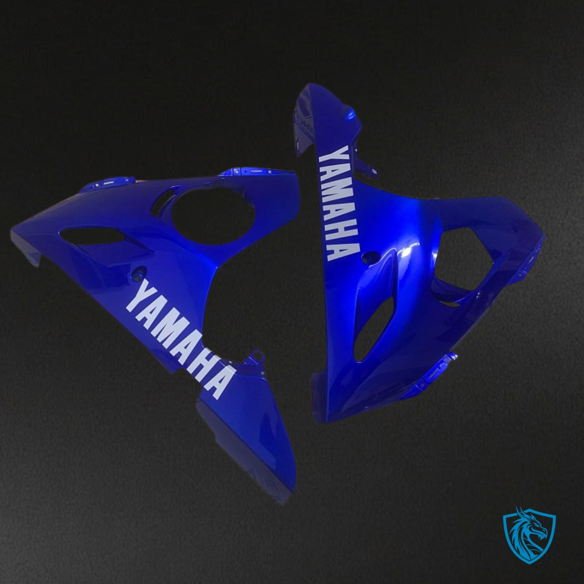 Yamaha YZF R6 (2003-2004) Blue & White Gloss Fairings Kit | ABS Bodywork